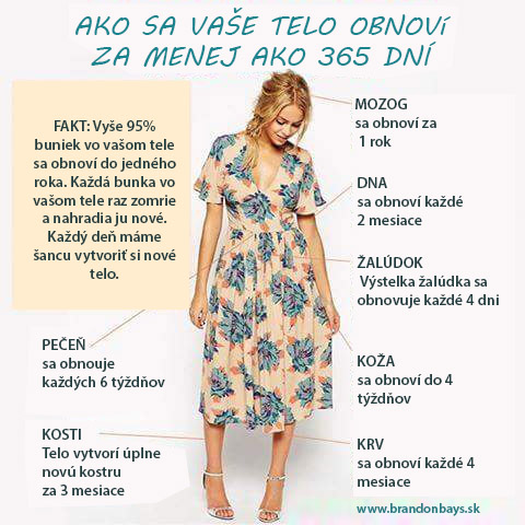 Ako sa naše telo obnoví za menej ako 365 dní